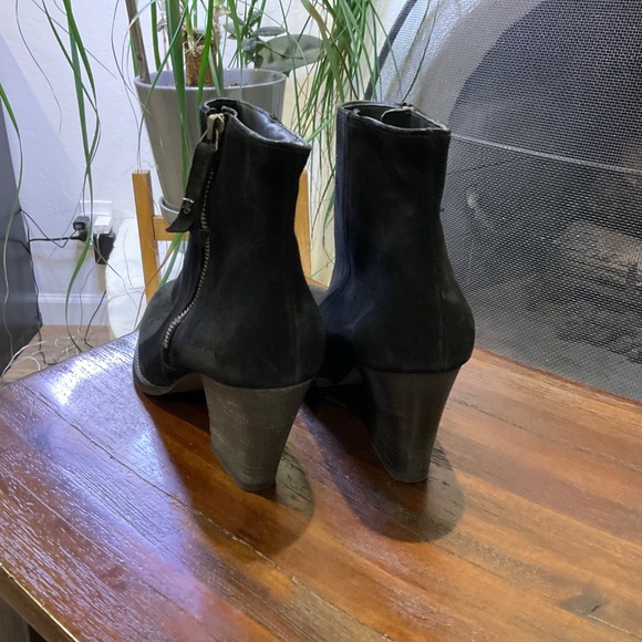 Paul Green Black Ankle Boots - Picture 4 of 8